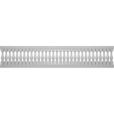 Ekena Millwork Fiberthane Legacy Balustrade Railing Kit, Style D (6 1/4" On-Center Spacing to Pass 4" Sphere Code) BALK40X192LGD